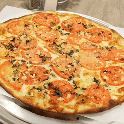 Traditional White Margherita Pizza (Large)