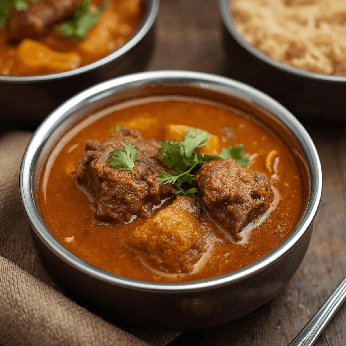 Amaravati Mutton curry.