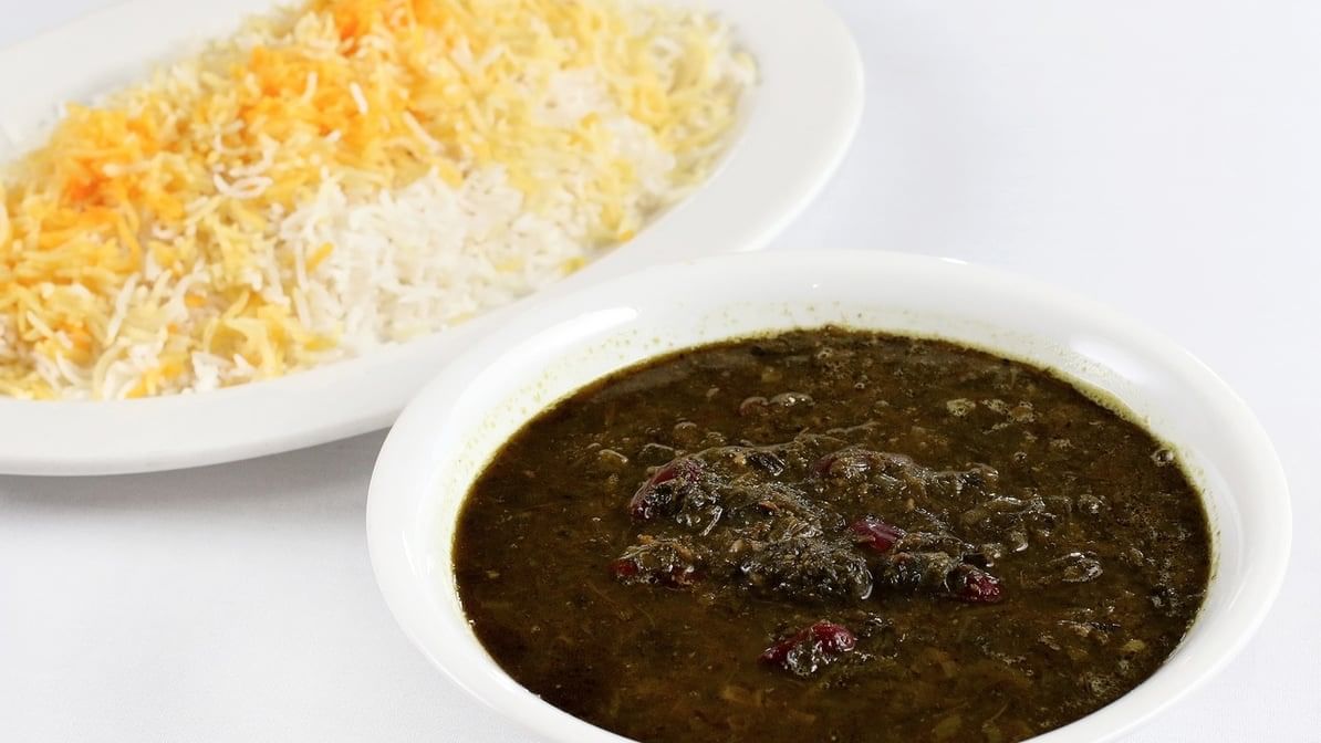 Ghormeh Sabzi.