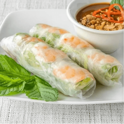 A5.  Grilled shrimp summer rolls (2 pcs).