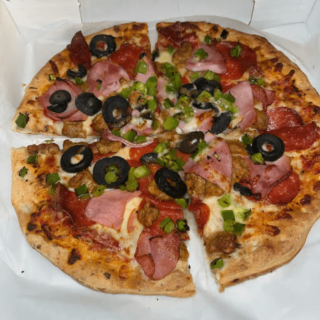 The Soprano (Deluxe) Pizza.