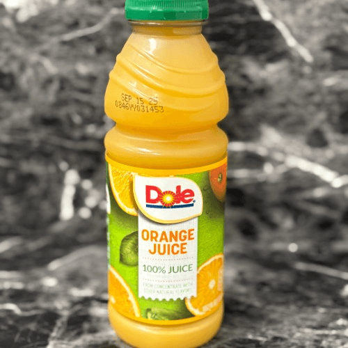 Orange Juice Bottle.