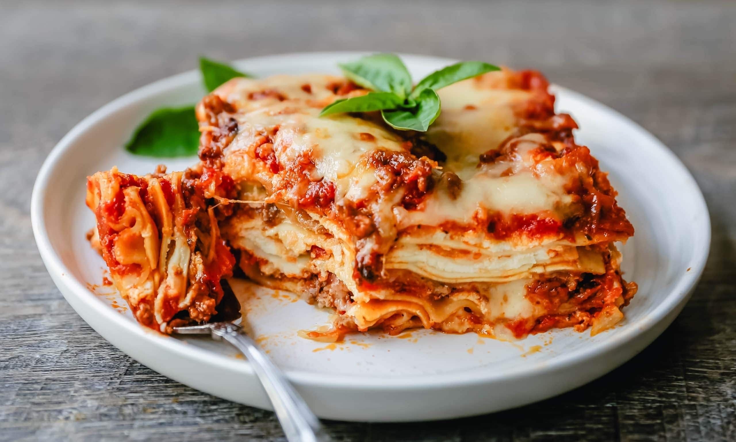 Classic lasagna.