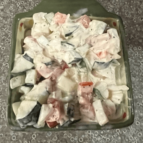 Cucumbers & Tomato Salad.