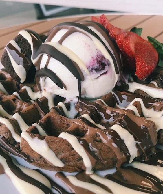 Brownie Waffle.