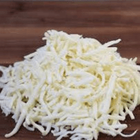 Shredded Mozzarella Cheese Side.