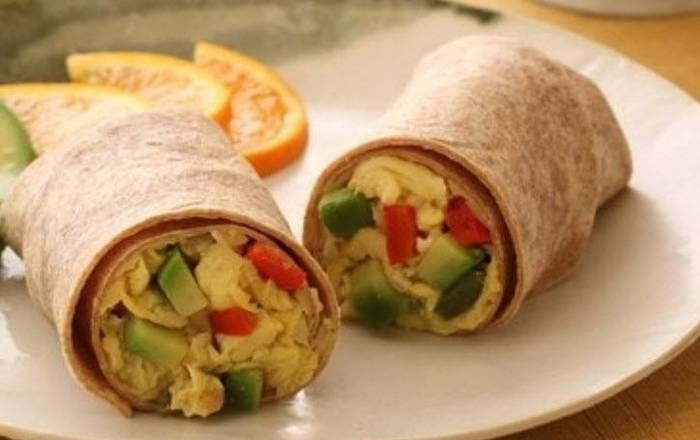 Avocadorrito Breakfast Burrito.