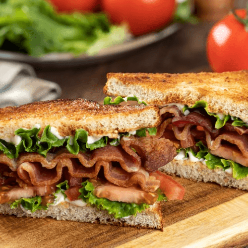 Bacon, Lettuce & Tomato Sandwich.