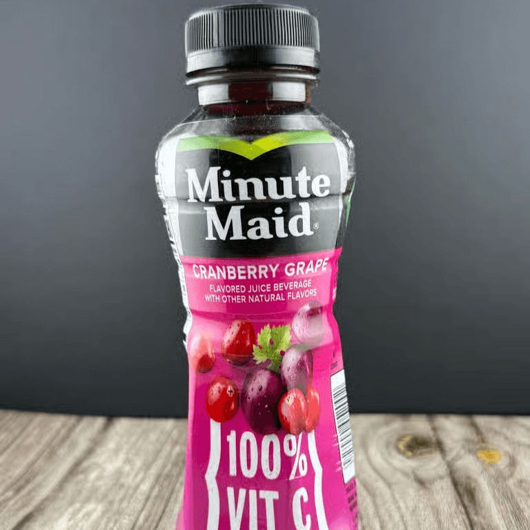 12oz Cranberry Grape Juice.