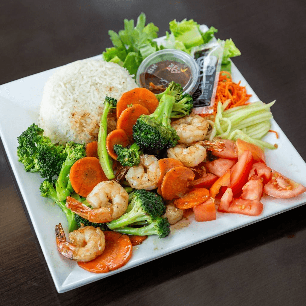 L4. Shrimp Stir Fried Plate.