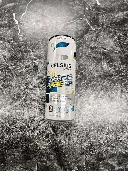 Celsius Astro Vibe Sparkling Blue Razz 12 Oz.