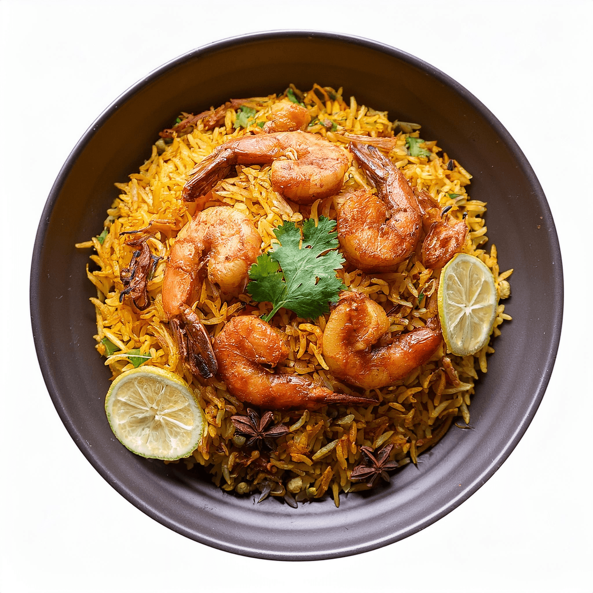 SHRIMP BIRYANI.