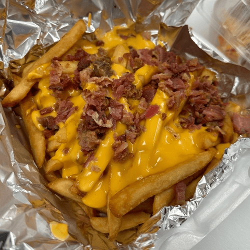 Cheese Fries with Bacon.