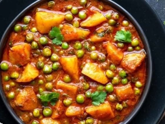 Aloo Mutter (Vegan).
