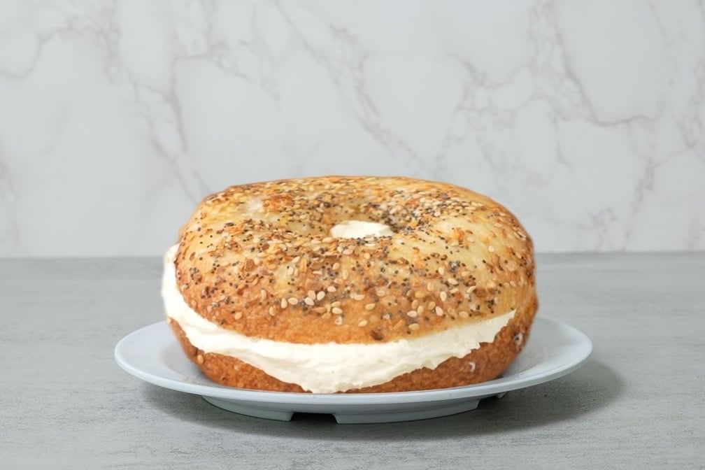 Poppyseed Bagel W/ Schmear.