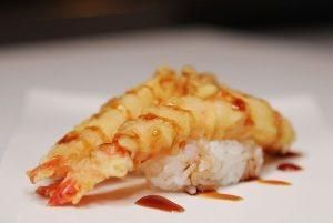 Shrimp Tempura Sushi.