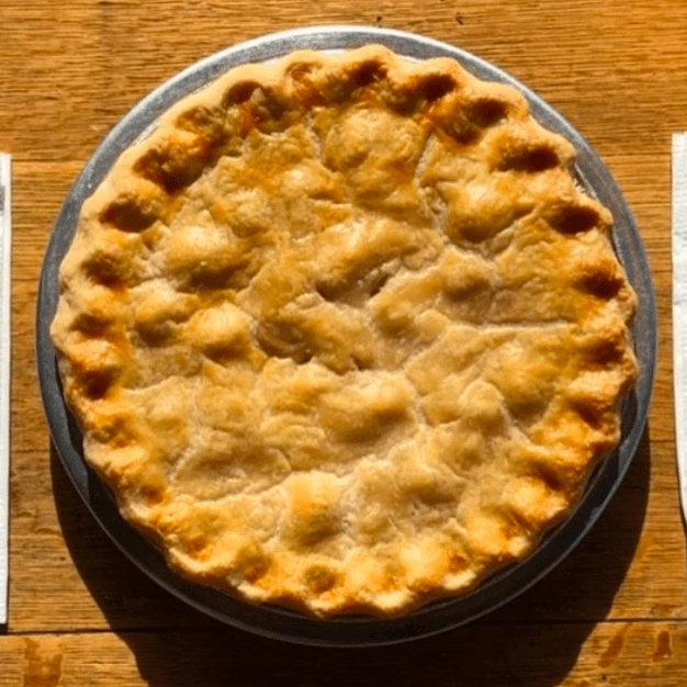 Chicken Alfredo Pot Pie 9".