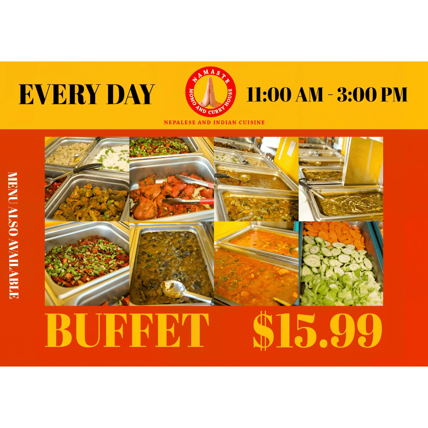 Try Our Lunch Buffet 