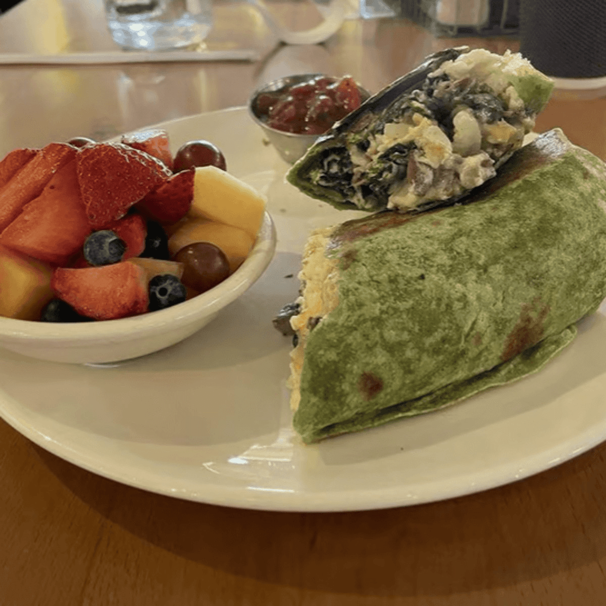 Egg White Delight Wrap.