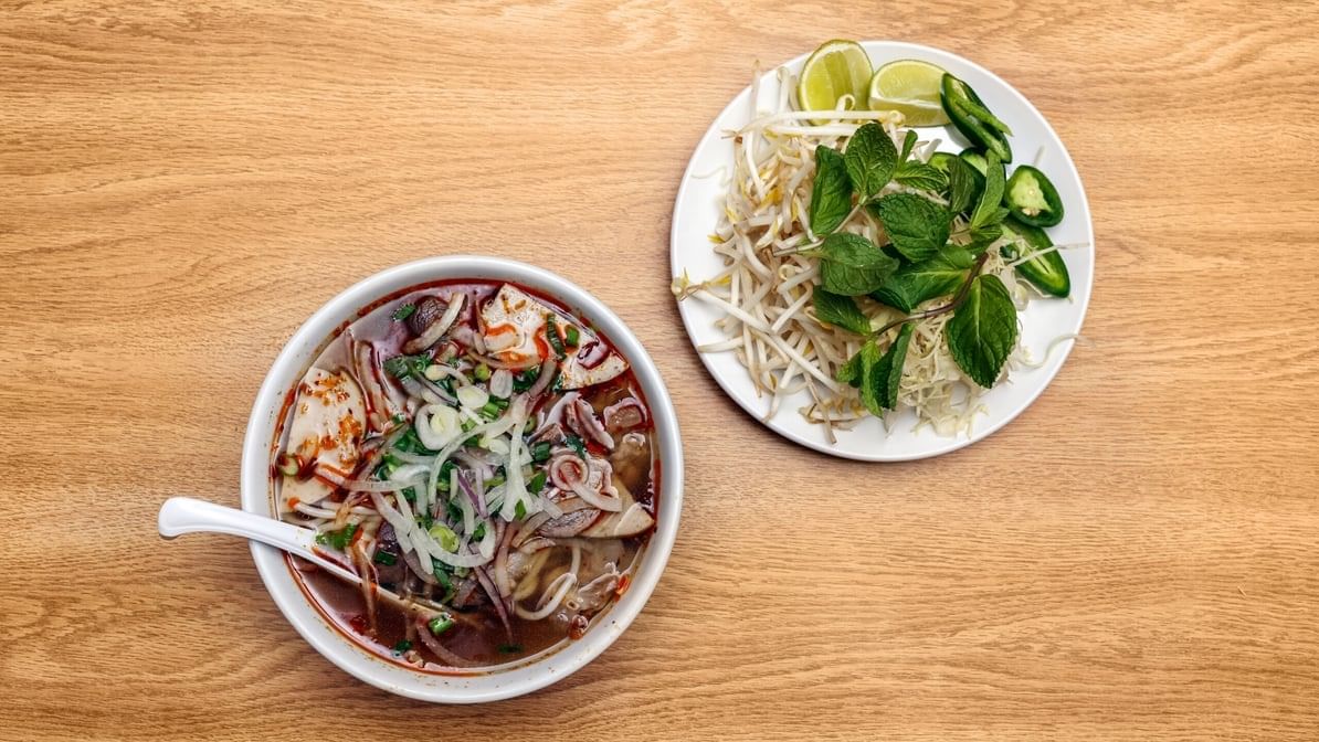 Bun Bo Hue (Spicy Hue Beef Noodle Soup).