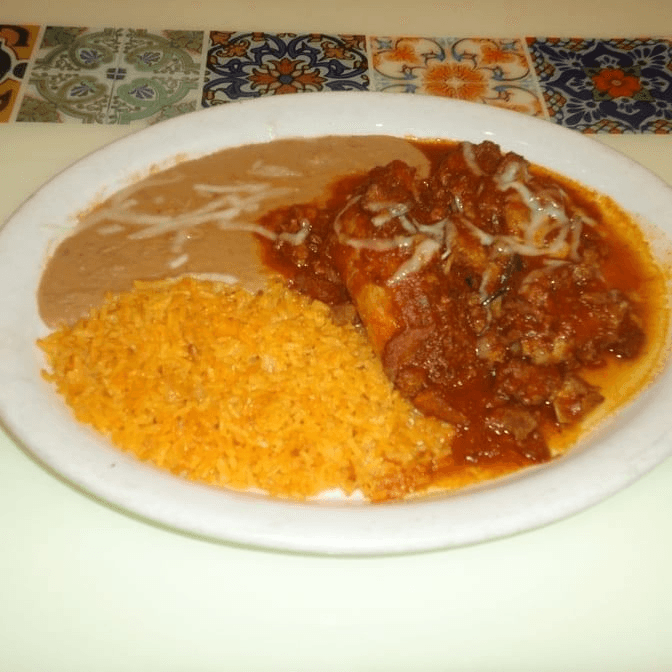 I. Two Tamales with Chile Con Carne Combo Plate.