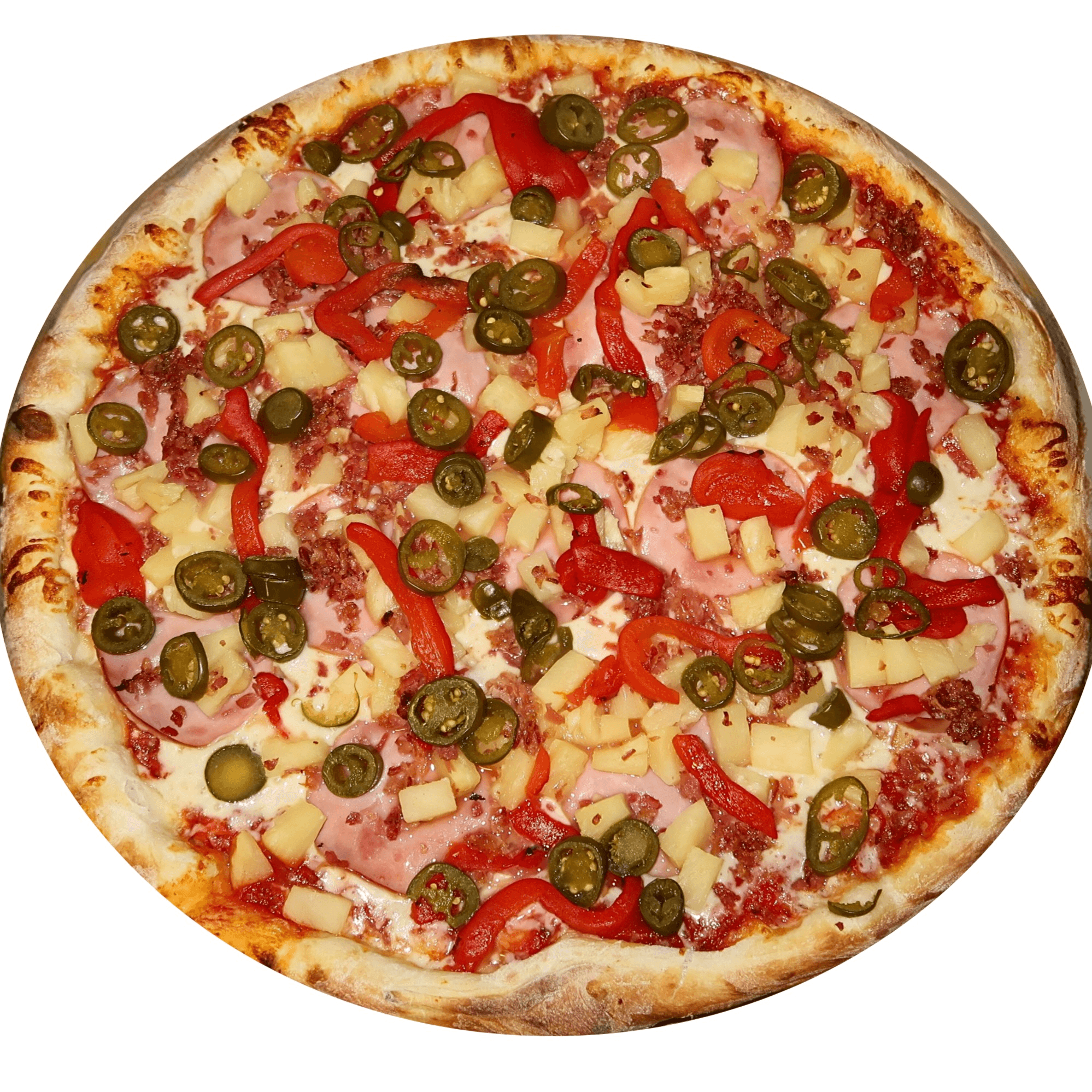 Twin Peaks Hawaiian Pizza.