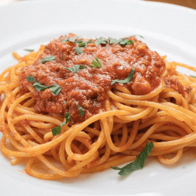 Spaghetti Bolognese.