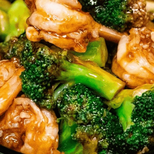 Broccoli Prawns 芥兰虾