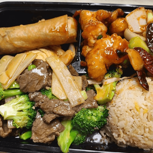 Empress Chicken and Broccoli Beef