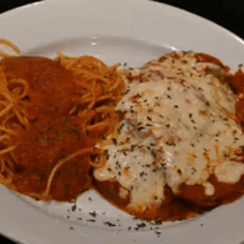 Eggplant Pamigiana Lunch Portion.