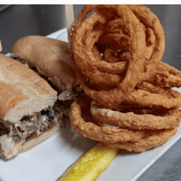 Tavern Steak & Cheese Sandwich.