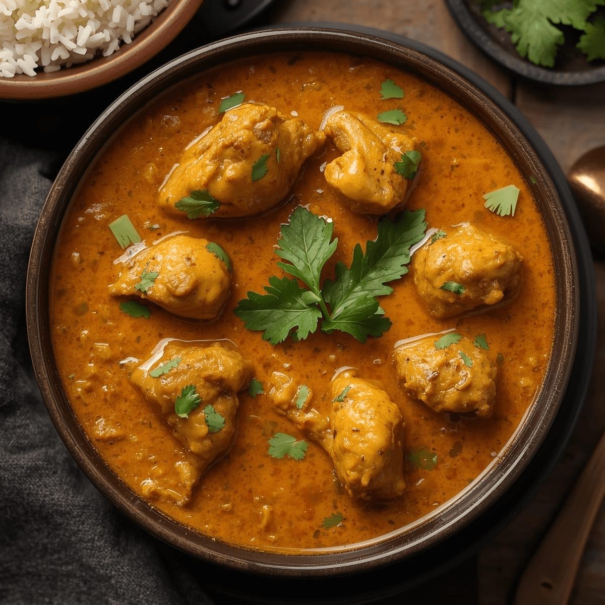 Avakai Chicken Curry.