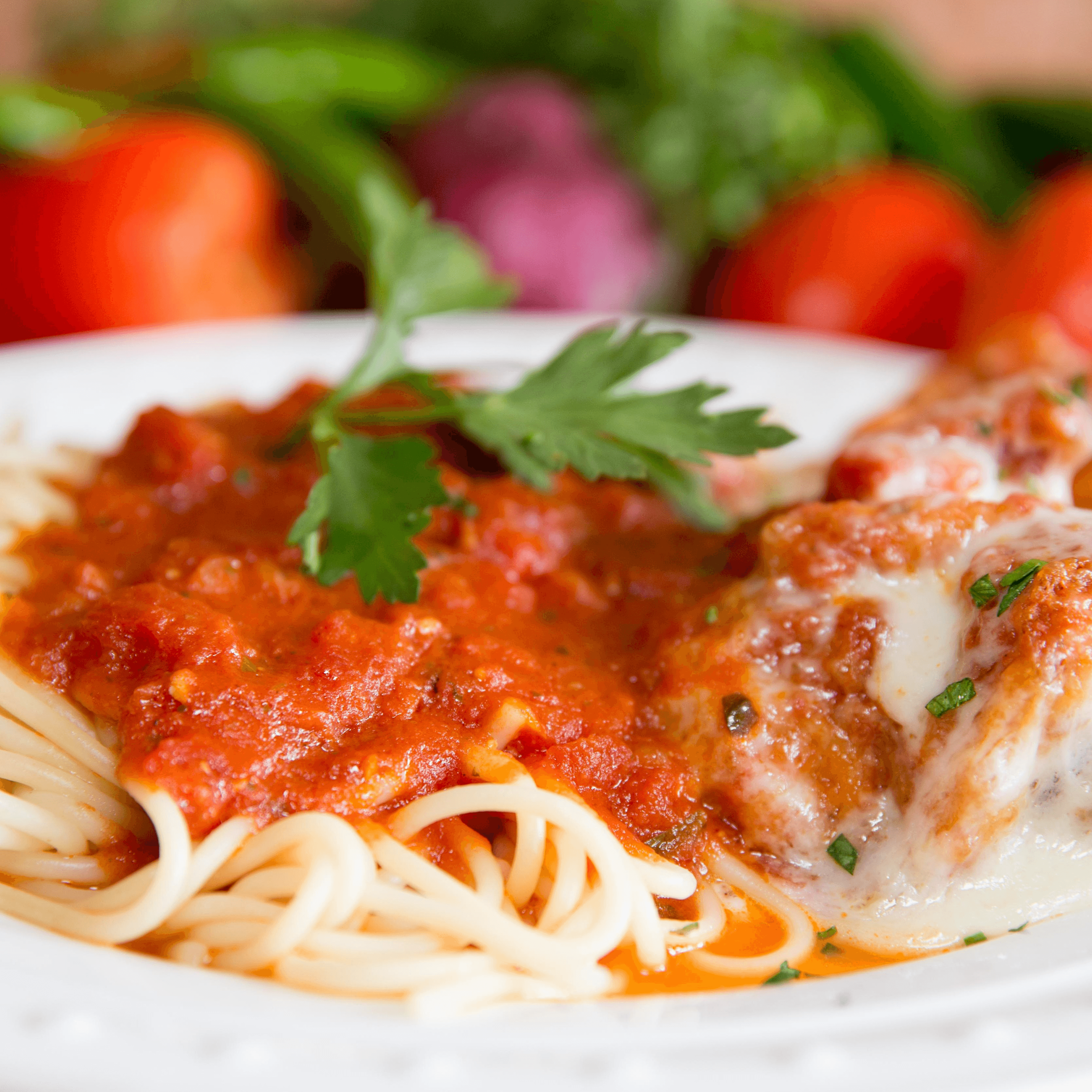Chicken Parmigiana.
