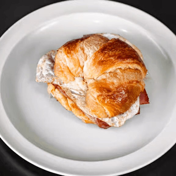 Ham, Egg, and Cheese Sandwich.