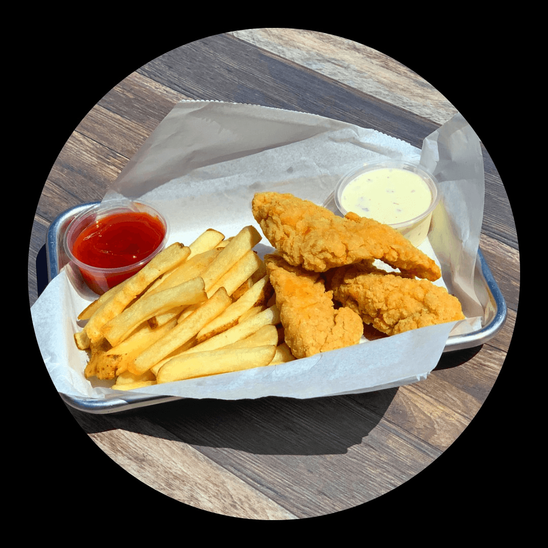 Kids Chicken Finger Meal.