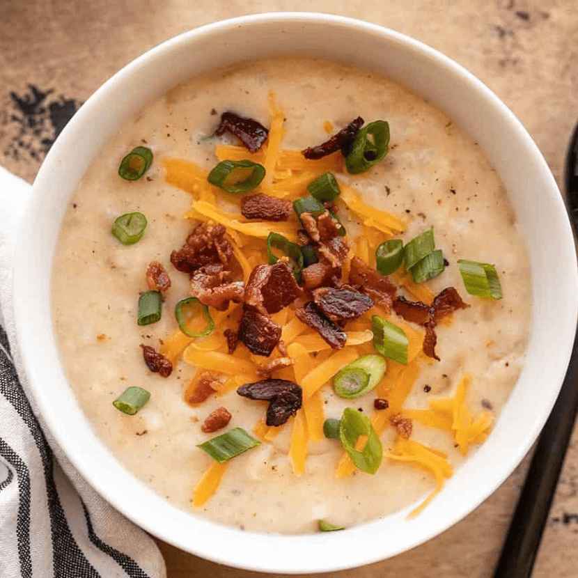 Bowl Baked Potato Soup.