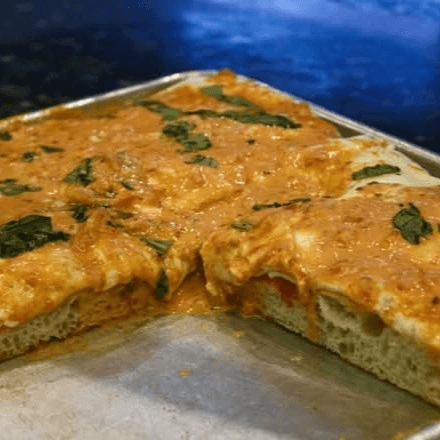 Drunken Sicilian Pizza.