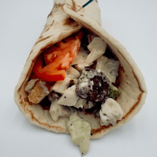 Chicken Caesar Pita - $6.79/$13.49.