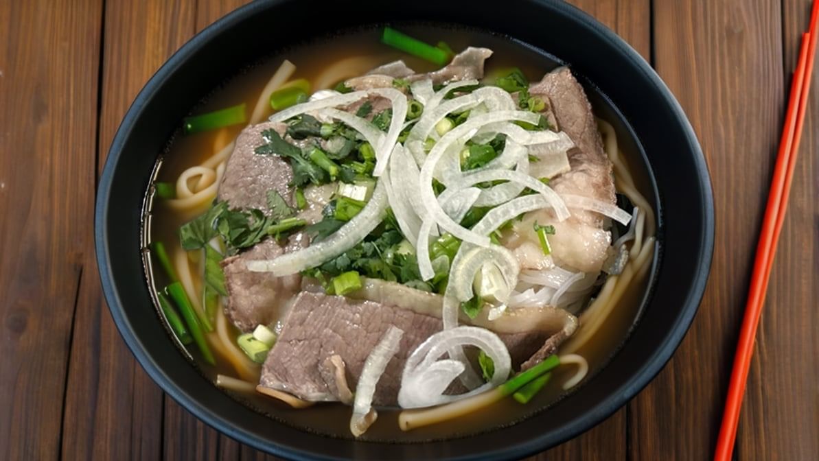22. Well-Done Brisket Noodle Soup (Pho Chin).