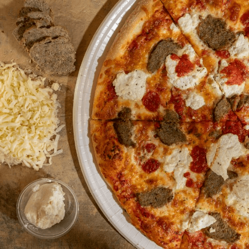 Meatball Ricotta Pizza (Small 14'') 