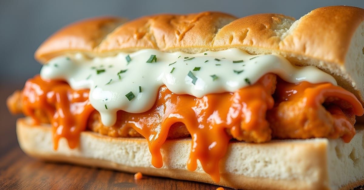 Buffalo chicken sub.