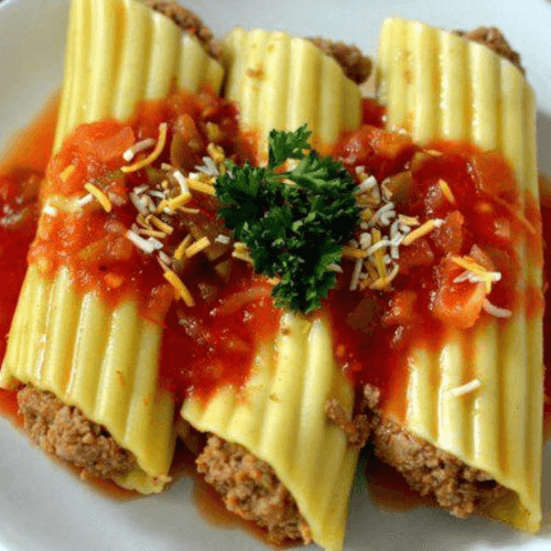 Manecotti Spinach/Ricotta.