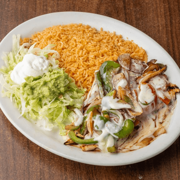 Chicken Fajitas Lunch.