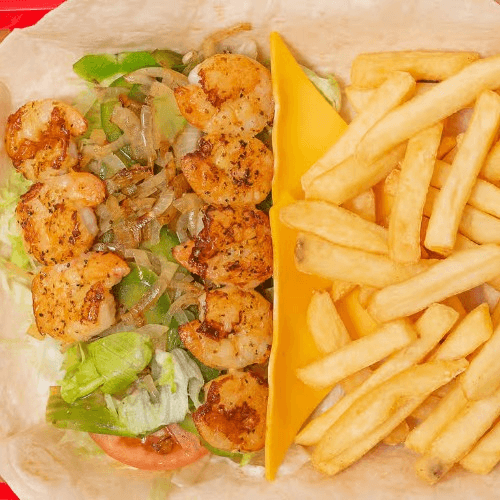 Grilled Shrimp Wrap.