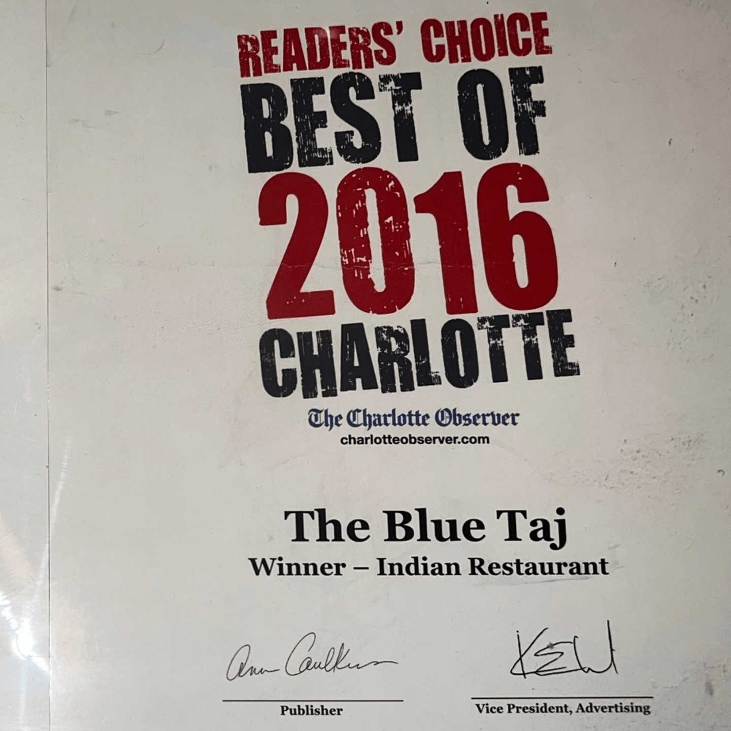 Recognized Among Charlotte’s Finest