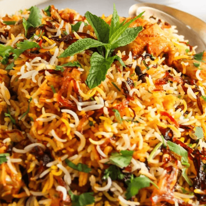 Chicken Biriyani.