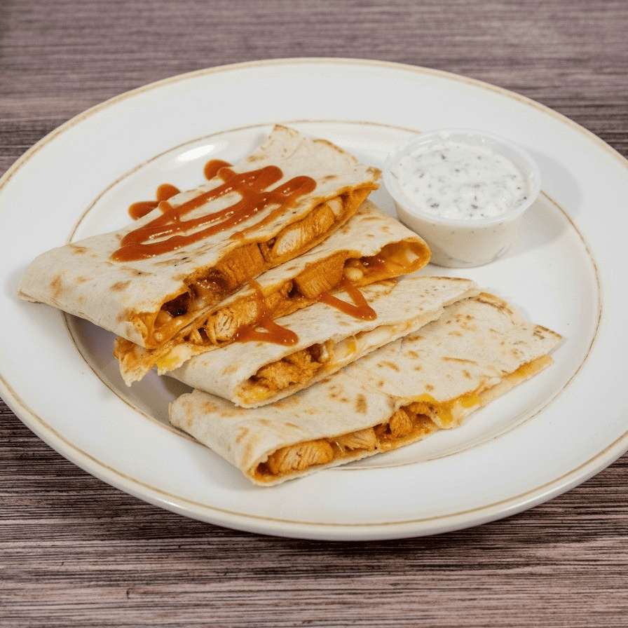 Buffalo Chicken Quesadilla.