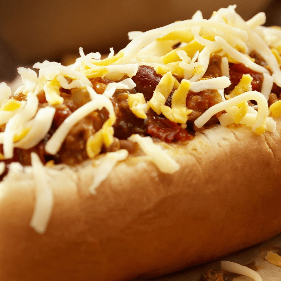 Chili Cheese Hotdog with Fries.