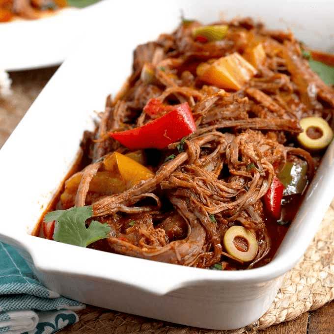 Ropa Vieja - 1/2 Tray.