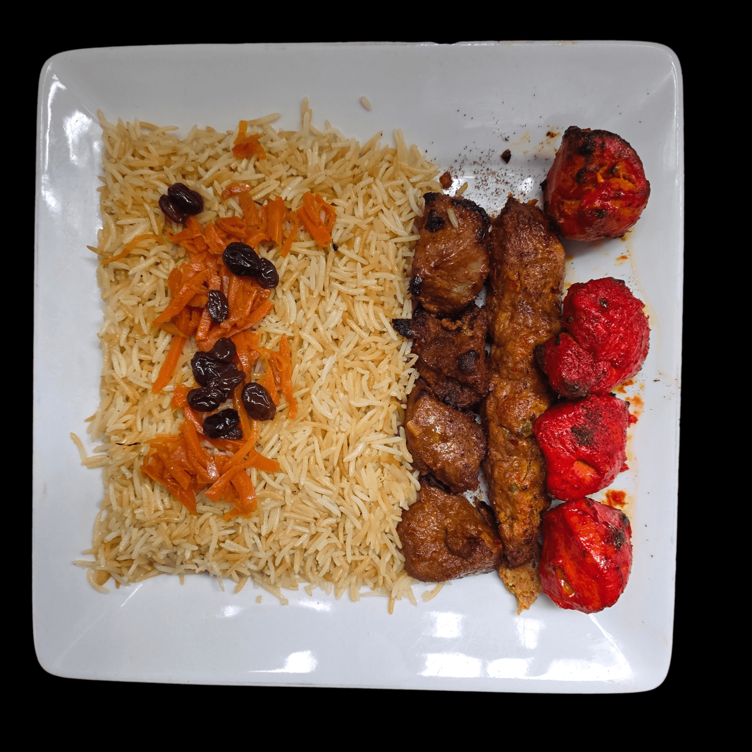 Khorasan Combo Kabab Platter.